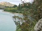 View looking down Clutha River from property