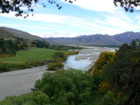 Magnificent Waiau River near Hanmer Springs